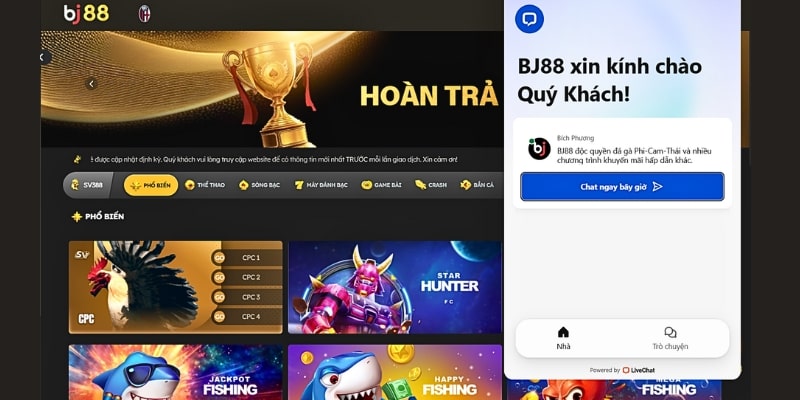 Dịch vụ hỗ trợ khách hàng chất lượng và sẵn sàng giải quyết vấn đề cho cược thủ